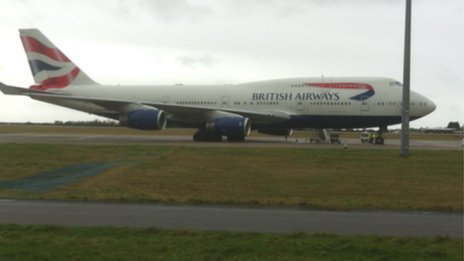 British Airways’ Transatlantic 747 makes emergency landing at Cardiff Airport